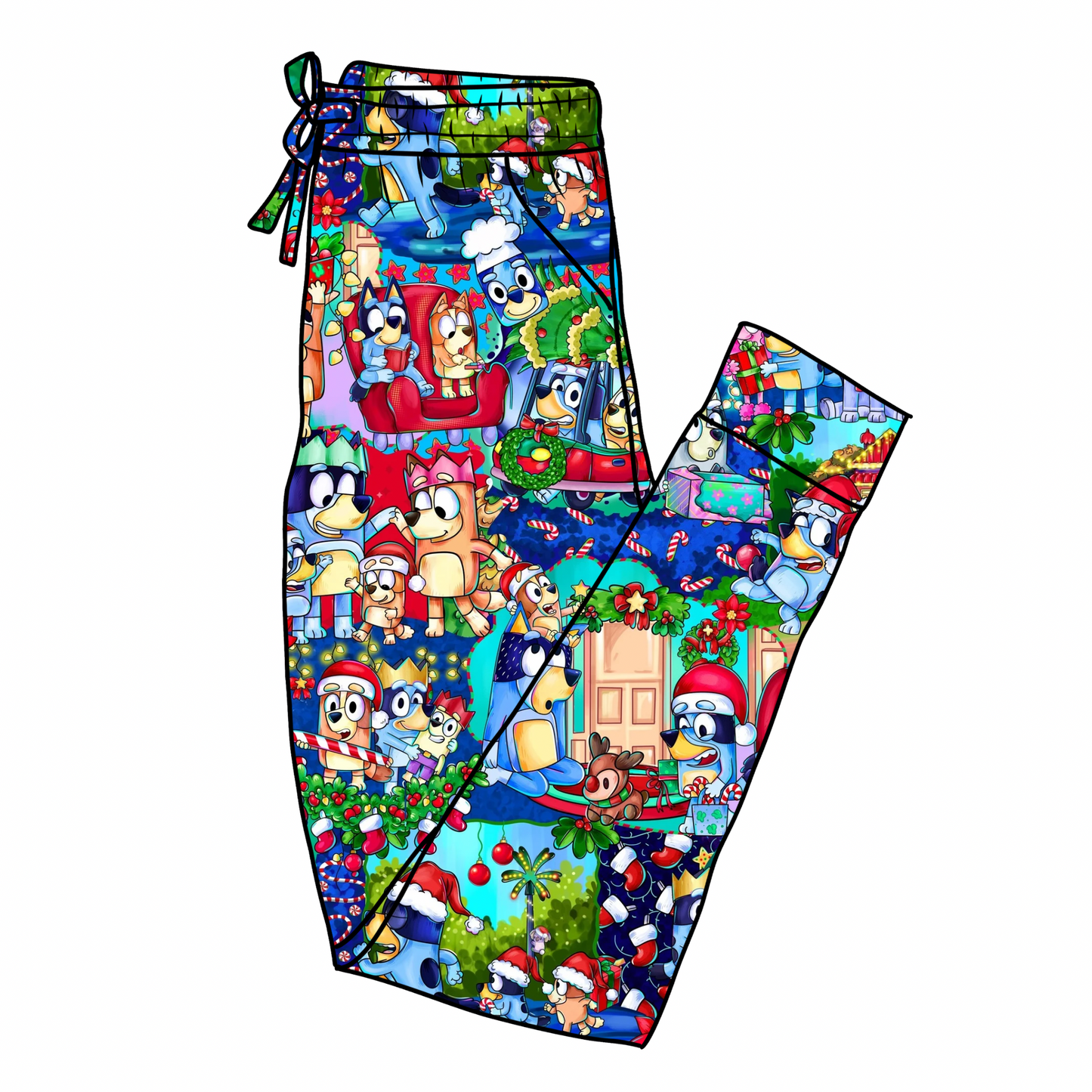 Holiday Heelers: Women's Joggers w/t Solid SS Shirt (ETA Early Nov.)