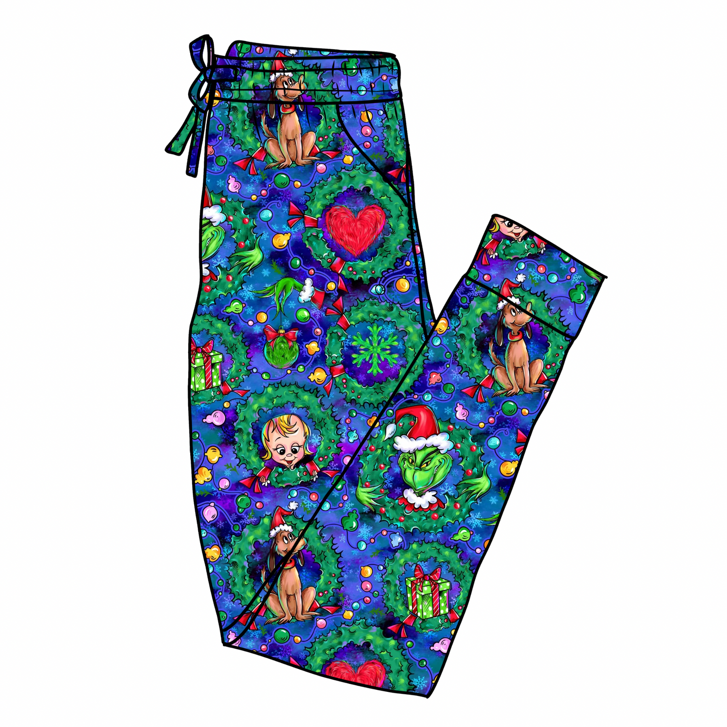Wreath-ville: Women's Joggers w/t Solid SS Shirt (ETA Early Nov.)