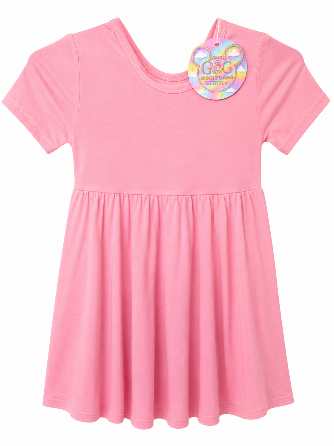 Solid Pink Twirl
