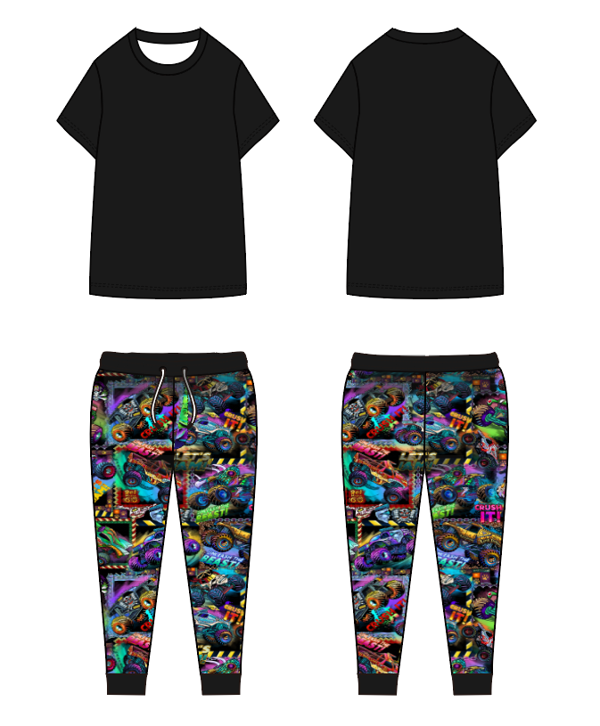 Black Truck Mom Set