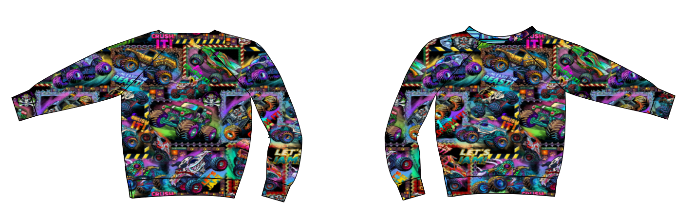 Black French Terry Crewneck THICK