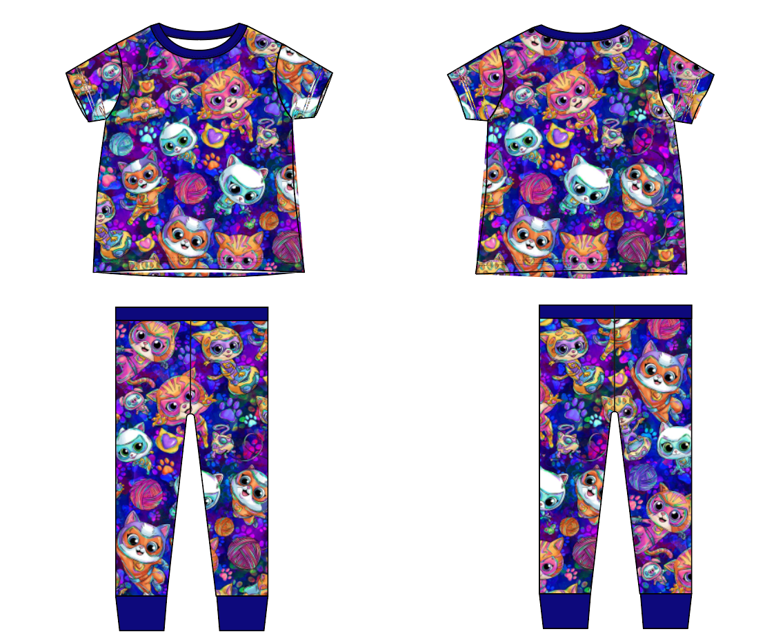 Super Kitties SS Pant Set