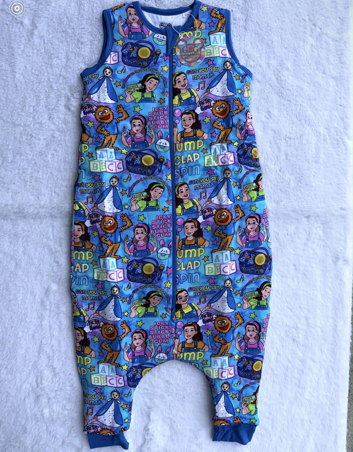 Icky Sticky (Blue) Walker Sleep Sack