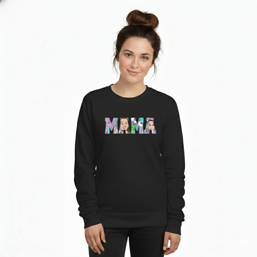 Icky Sticky (Blue) MAMA Crewneck