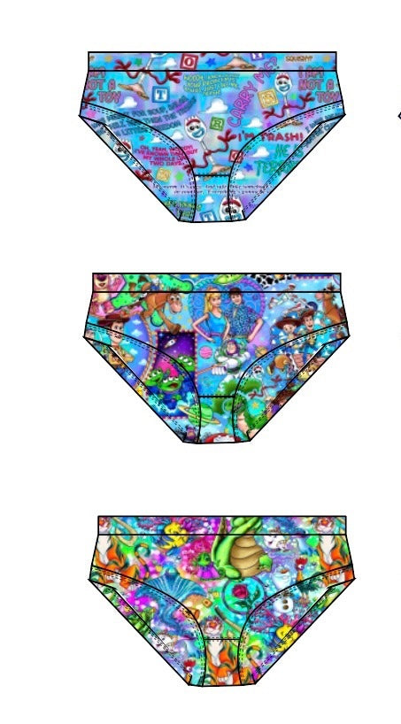 You've Got a Friend in Me: Girl's 3 Pack Undies