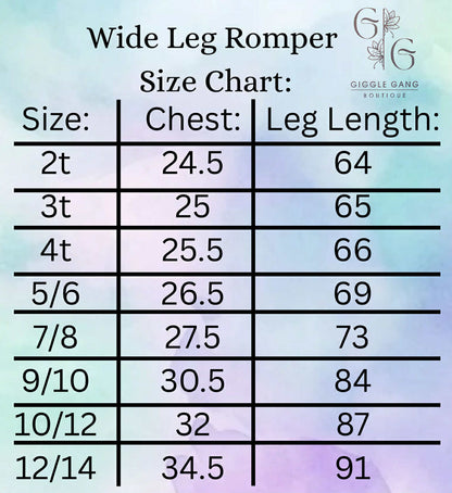 Size Charts
