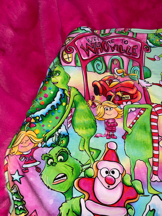 65x85 Whoville Bamboo Plush Blanket