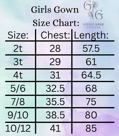 Size Charts