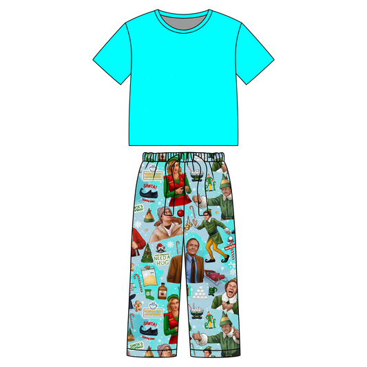 Elf: Kid's SS Solid shirt and lounge pants (Eta early nov.)