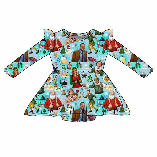 Elf: Long Sleeve Body Suit Twirl (Eta Early Nov.)