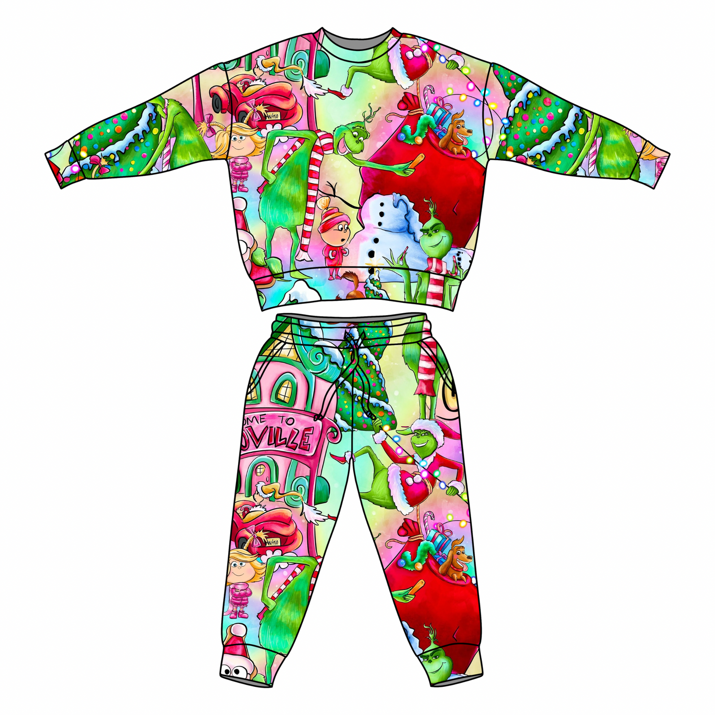 Whoville: French Terry Jogger Set (ETA Early Nov.)