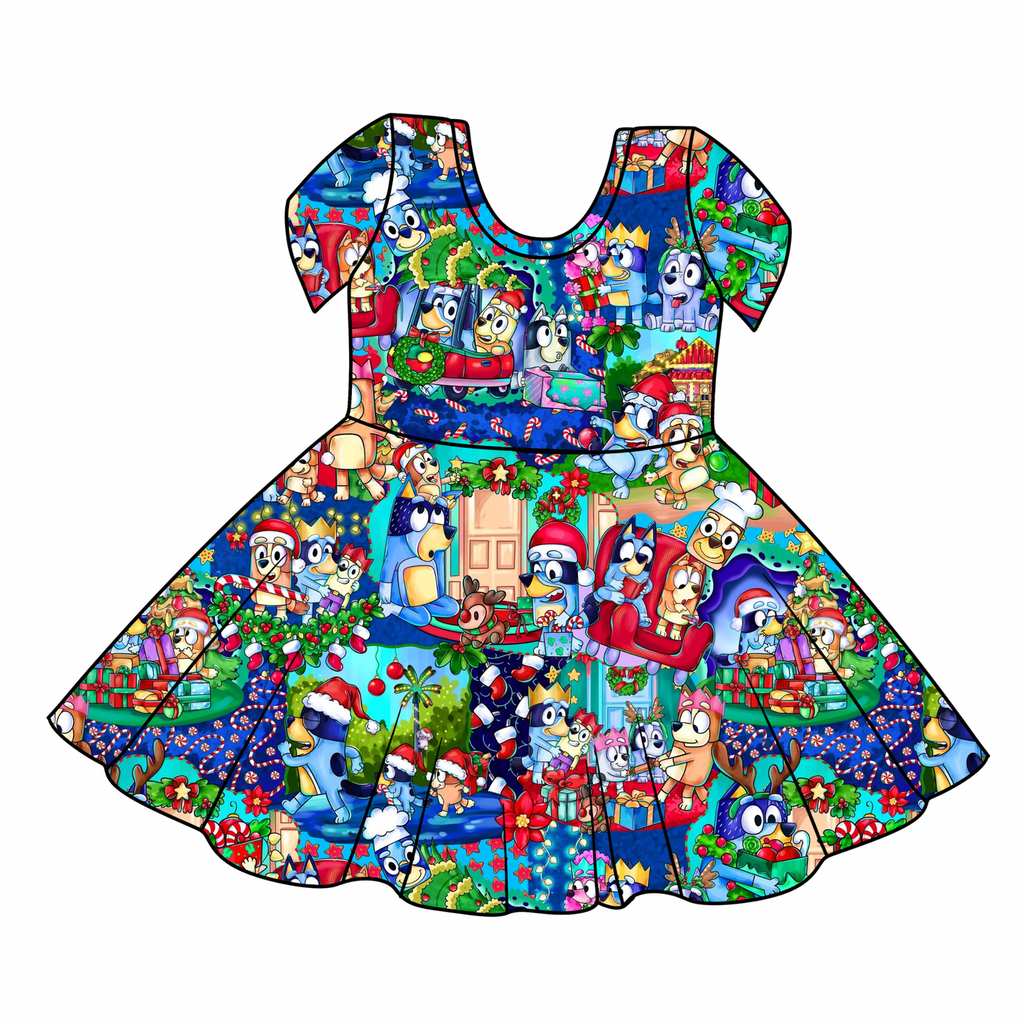 Holiday Heelers: SS Twirl w/t Shorts (ETA Early Nov.)