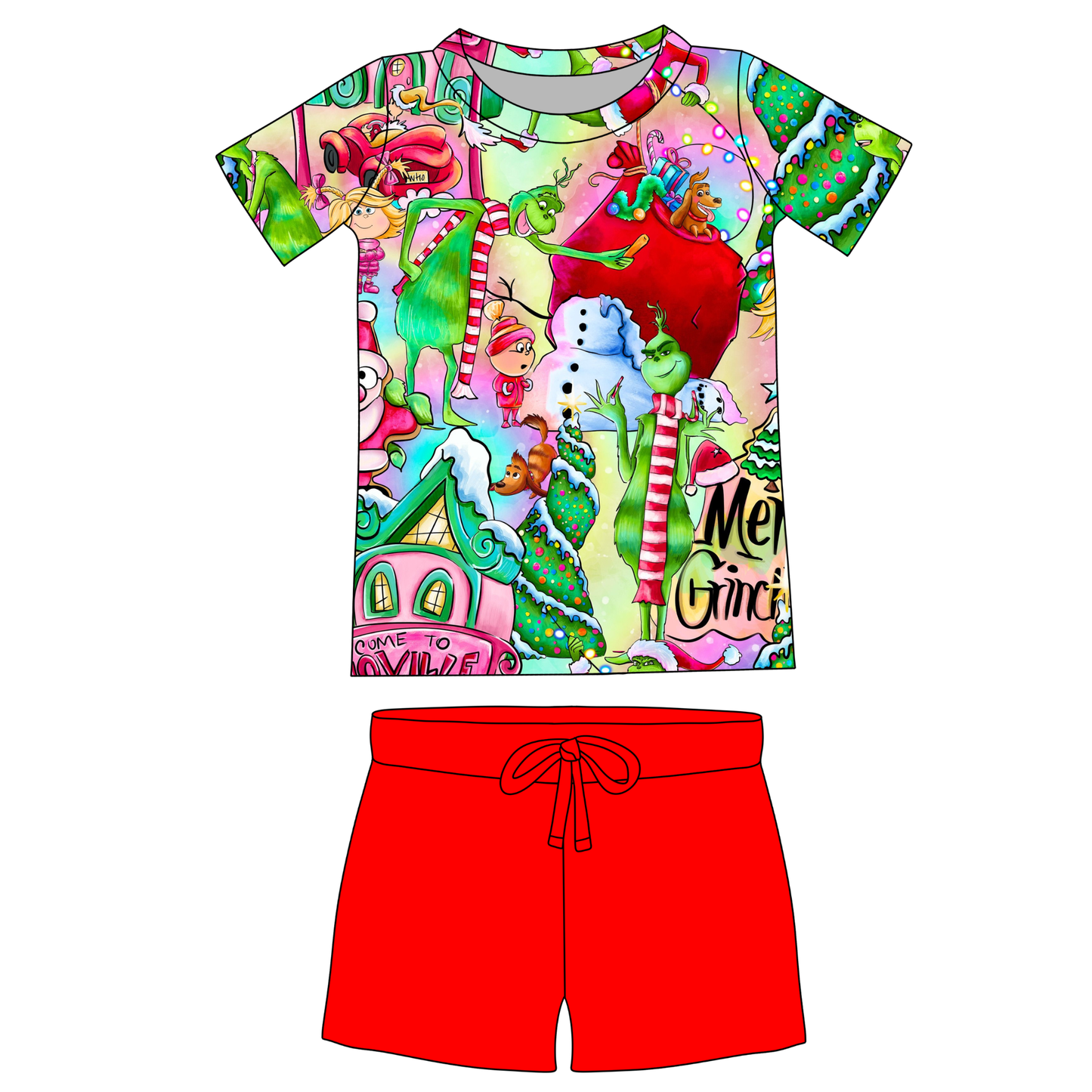 Whoville: Boy's Daywear Short Set (ETA Early Nov.)