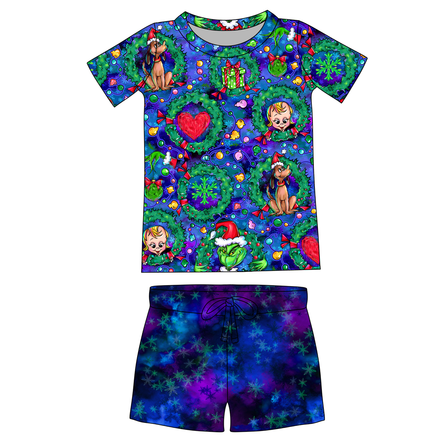 Wreath-ville: Boy's Daywear Short Set (ETA Early Nov.)
