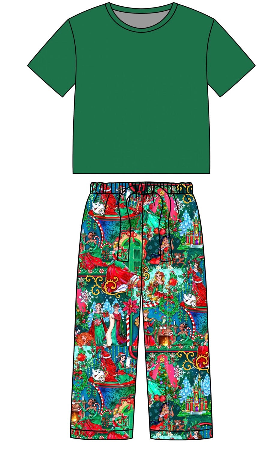 Royal Holiday: Men's SS and Pants Lounge Set (ETA Early Nov.)