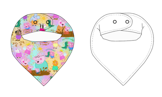 Peppa Pink Bib