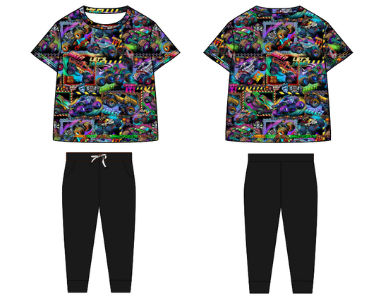 Black Truck SS Jogger Set