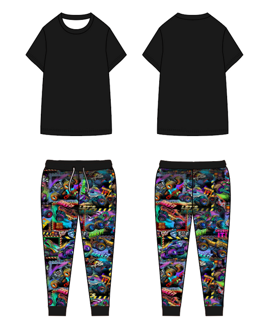 Black Truck Mom Set