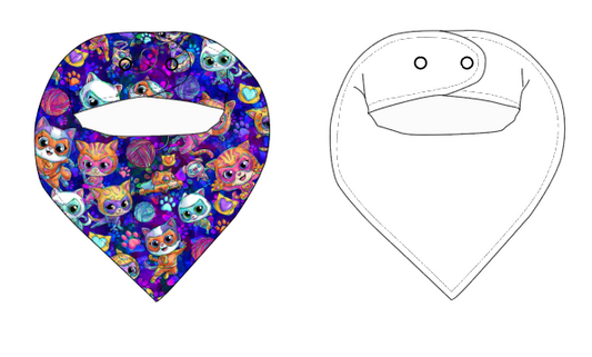 Super Kitties Bib