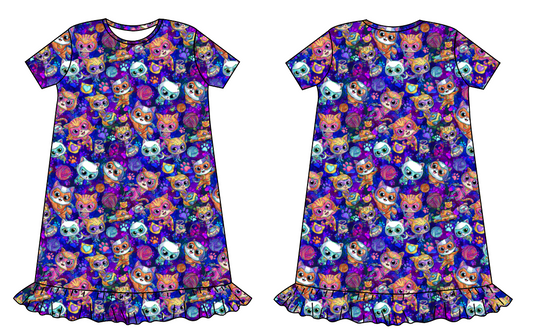 Super Kitties Girls Gown