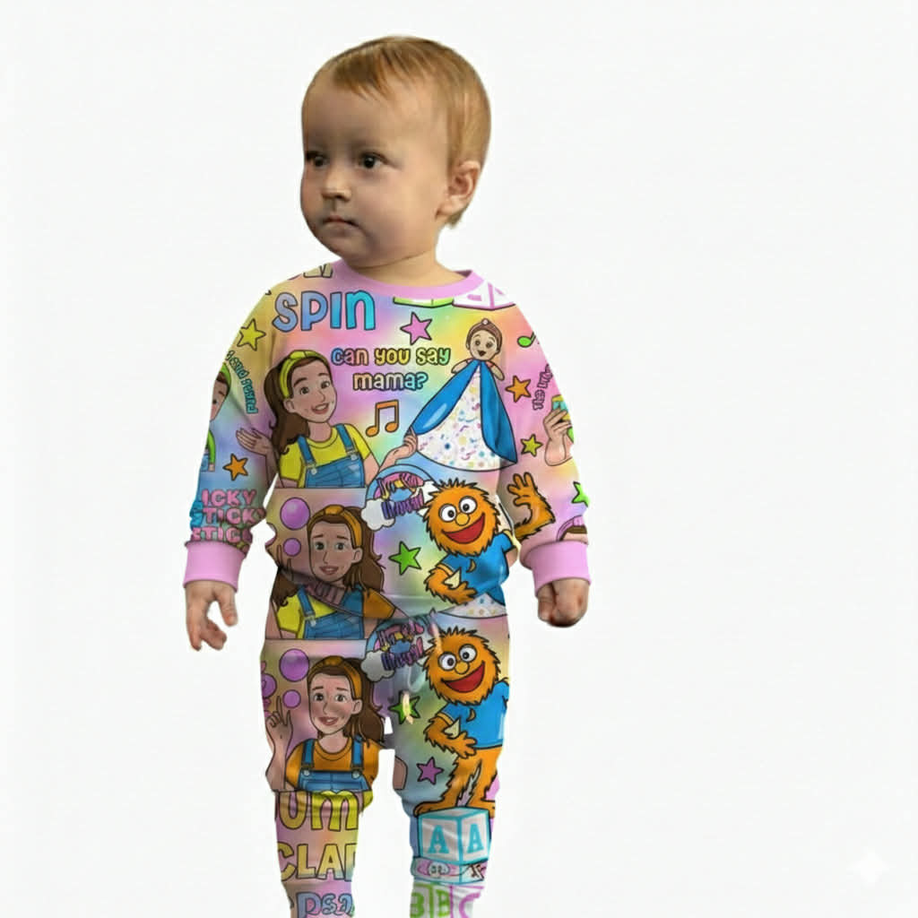 Icky Sticky (Pink) French Terry Jogger Set