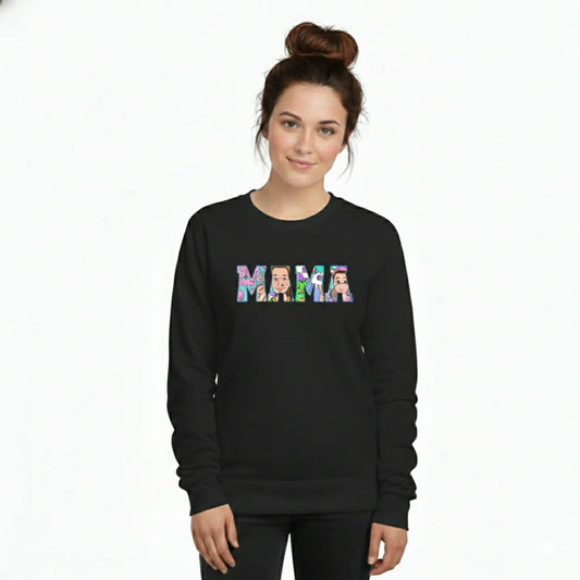 Icky Sticky (Blue) MAMA Crewneck