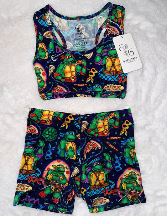 Pizza Time Razorback with Shorts